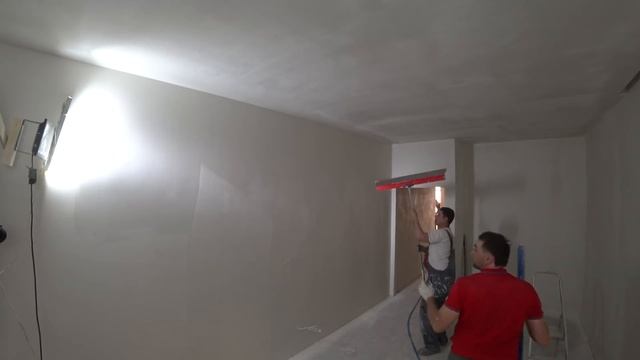 Отличие механизированной малярки от ручной! Шпаклевка потолка, шпаклевка стен. смотреть онлайн