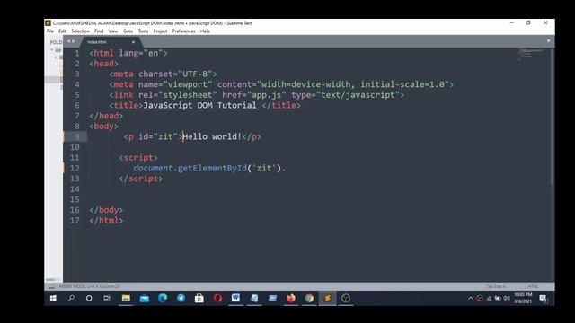 JavaScript DOM Tutorial Part 6