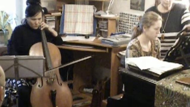 Репетиция "Дивертисмента" ("Музыканты шутят") дома у Т.Смирновой смотреть онлайн