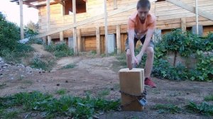 Удобный способ рубить дрова!