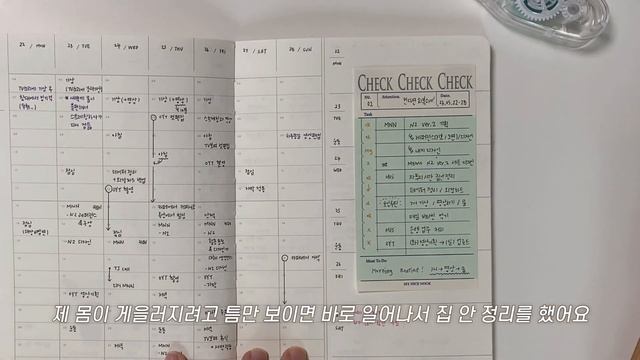 sub) 일상을 담은 다이어리 꾸미기? | 평범한 일상을 특별하게 만드는 기록 | 위클리 먼슬리 꾸미기 | 다꾸 브이로그 | living alone diary