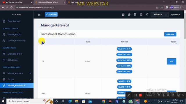 How to create hyip Max website | HYIP MAX - High Yield Investment Platform 2023 #mawebstar #design