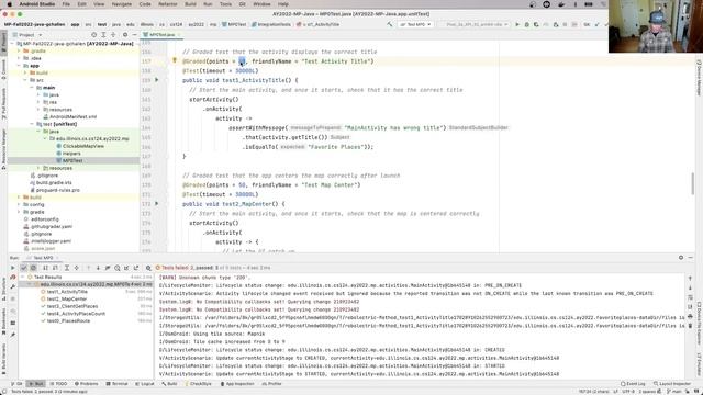 CS 124 Fall 2022: MP0 Java: Testing Your App смотреть онлайн