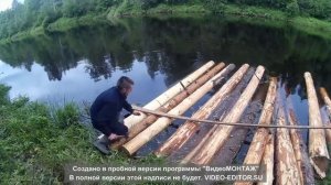 Лайфхак как построить плот!!!