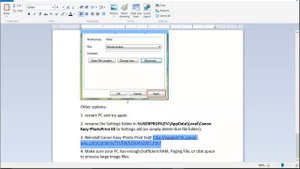 Fix Insufficient Memory error when opening Canon MP Navigator (EX)