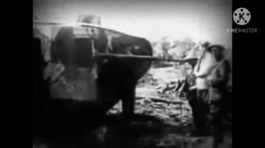 История первых танков и первое сражение.