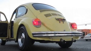 1973 Volkswagen Super Beetle (VW 1303) Start Up, Exhaust, In Depth Review, and Test Drive
