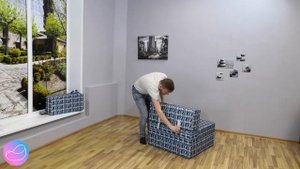 Тренд летнего сезона 2019. Бескаркасный диван-трансформер!