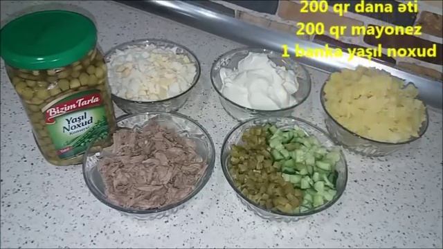 Olivye salatı.Салат "Оливье" (Вкусный Домашний Рецепт) Olivier Salad Recipe смотреть онлайн