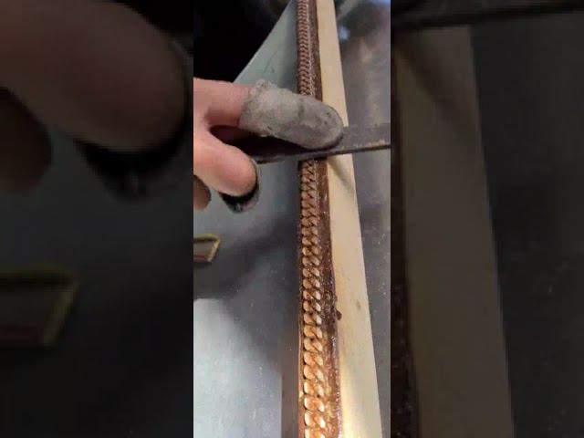 ✨Запиловка золотой цепочки в плетении Кубинка | Gold chain Kubinka | #shorts смотреть онлайн