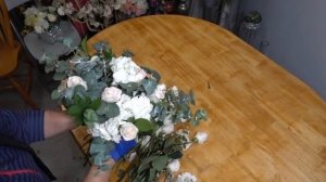 Aсимметричный "Растрепанный" Букет Невесты Делаем Сами