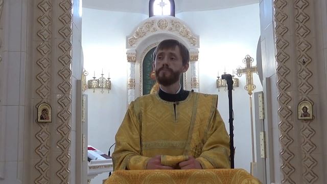 Проповедь диакона Александра. 4 июля 2021 г. смотреть онлайн