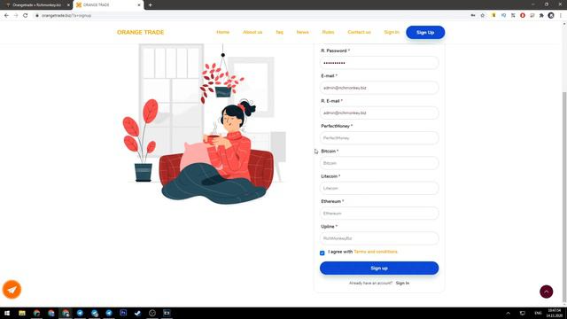 ORANGETRADE.BIZ – ОБЗОР И ОТЗЫВЫ. САЙТ, НА КОТОРОМ МОЖНО ЗАРАБАТЫВАТЬ 3.5% В ДЕНЬ ПОЖИЗНЕННО смотреть онлайн