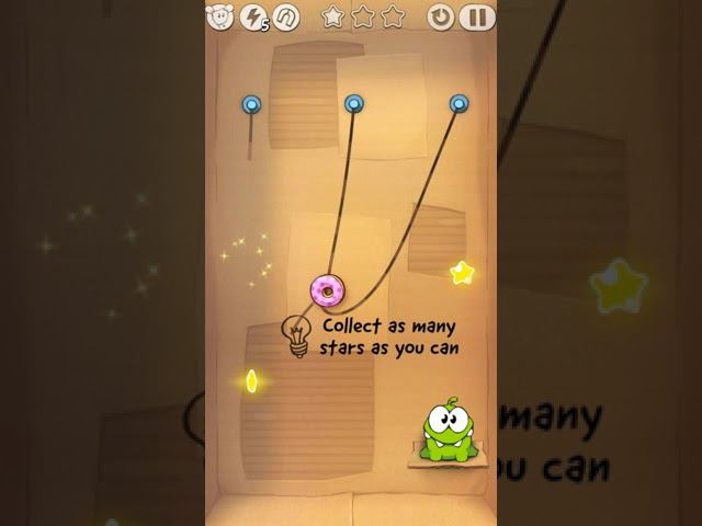 Om Nom  Cut The Rope Part #1 TikTok ⭐ Android iOS New #Game #games # #shorts #cuttherope #omnom