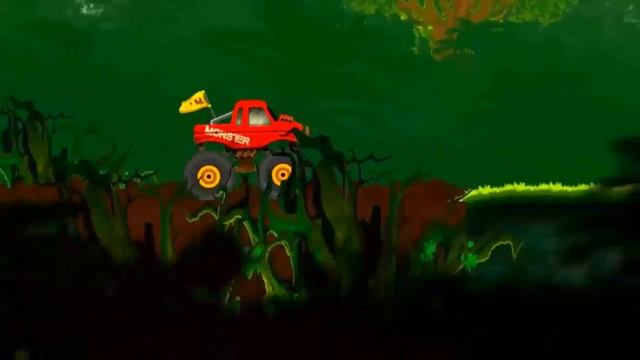 МОНСТР ТРАК - ГОНКИ в джунглях! Мультик для детей про МОНСТР ТРАК / Monster TRUCKS RACES смотреть онлайн