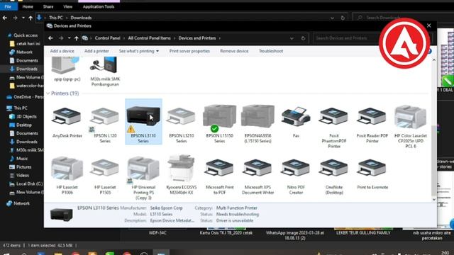 CARA CETAK FOTO FULL A4 | BORDERLESS | EPSON L3110 смотреть онлайн