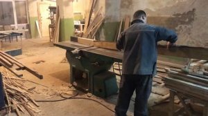 Столярное дело: фуговка доски.