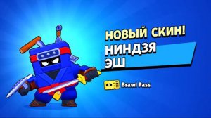 ПРОШЁЛ БРАВЛ ПАСС ДО КОНЦА И ЗАБРАЛ НИНДЗЮ ЭША | COMPLETED BRAWL PASS AND TOOK A NINJA ESH!