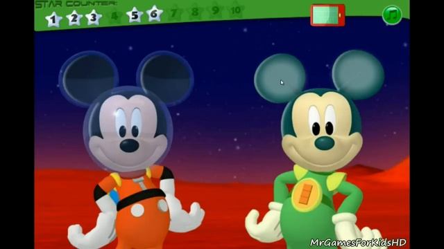 Mickey Mouse Clubhouse Space Adventure With Pluto Game смотреть онлайн