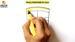 How to draw a Porsche logo (car logos)