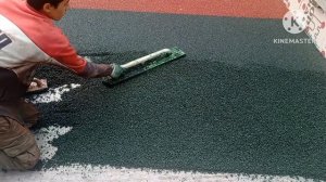 резиновое покрытие без швов.