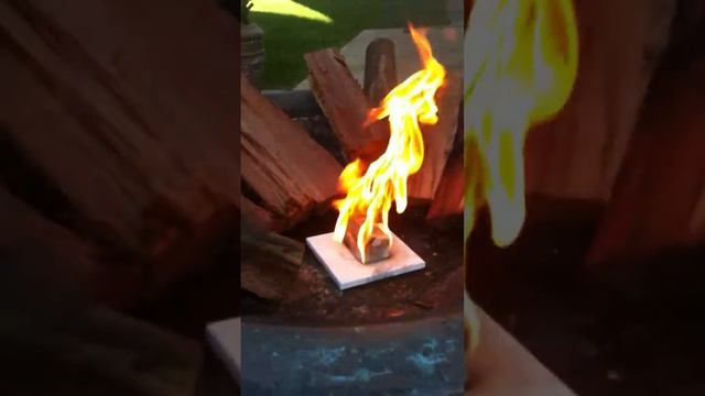 EasyFlame Fire Starter solo burn.