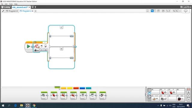 Lego Mindstorms ev3 и звуковой датчик NXT смотреть онлайн