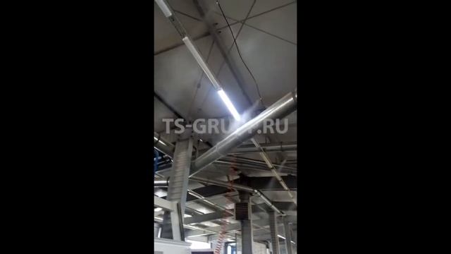 Мебельное производство. Система увлажнения высокого давления. смотреть онлайн