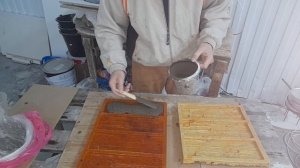 Форма из ПВХ(Поливинилхлорида) для литья гипсовой и цементной плитки своими руками!