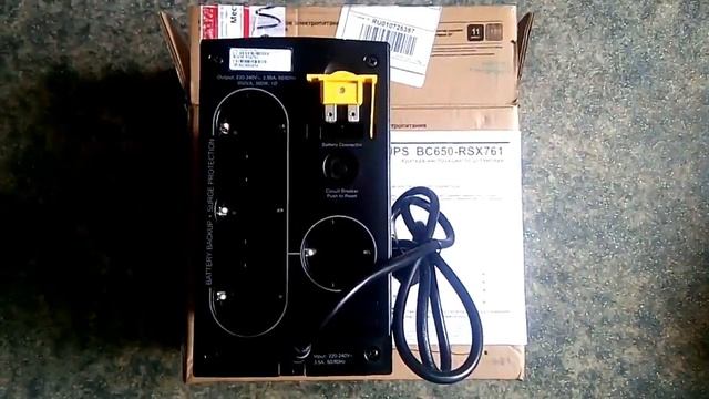 Обзор ИБП APS BC 650 RSX 761 смотреть онлайн