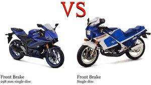 Yamaha YZF R25 vs Suzuki RG 250 Test specification comparison