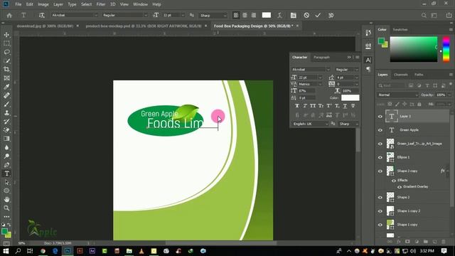 Food Packaging Design - Photoshop CC Tutorial