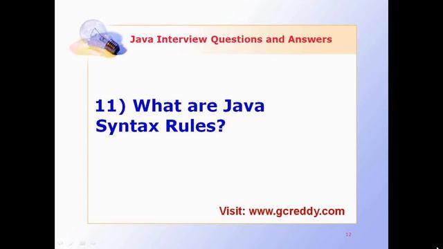 Java Interview Questions and Answers смотреть онлайн