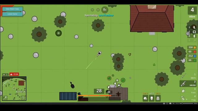 Surviv.io 2D Battle Royale Gameplay & Review - An Absolute Blast!