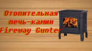 обзор на отопительную печь камин Fireway Gunter