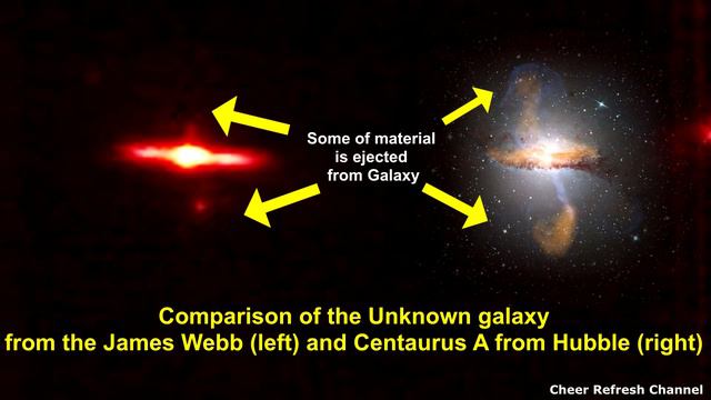 NASA’s James Webb Space Telescope Capture Strange Galaxy Billion Light Year Away in space