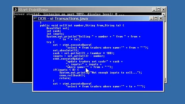 Lesson13 A Transaction Example | JAVA J2EE Tutorials смотреть онлайн