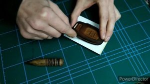 Чехол на ключ, из кожи. Полный процесс