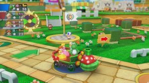 Mario Party 10 Mario Party #86 Yoshi vs Rosalina vs Peach vs Daisy Mushroom Park Master Difficulty