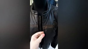 МЕНЯЕМ МОЛНИЮ НА КОЖАНОЙ КУРТКЕ БЕЗ ПОМОЩИ МАШИНКИ. ШЬЕМ ВРУЧНУЮ .