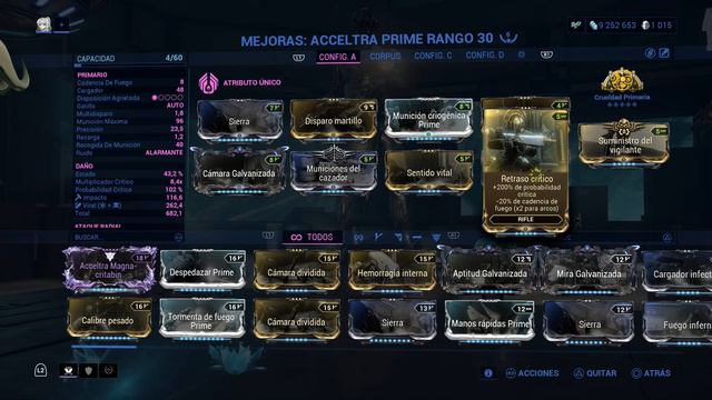 WARFRAME- ACCELTRA PRIME 2 BUILD BRUTALES + UN ARCANOS CRIMINAL IDEAL PARA CAMINO DE ACERO!!!! смотреть онлайн