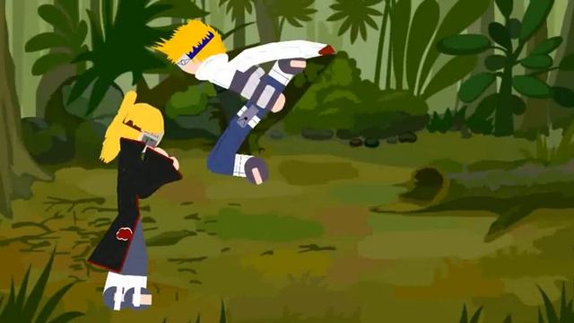 анимация в рисуем мультфильмы 2 | минато⚡ против дейдары? смотреть онлайн