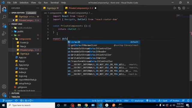 React and node JS project #12 Complete Signup Flow