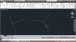 AutoCAD Draw Line Perpendicular to Another Line or Curve