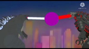 Годзилла 2014 vs Меха-годзилла 2021