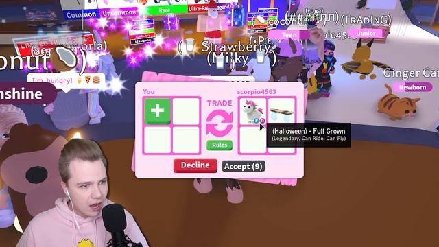 Притворился БЕДНЫМ в Адопт Ми #5 ? ТОП ТРЕЙДЫ в Adopt Me Роблокс Адопт Ми смотреть онлайн