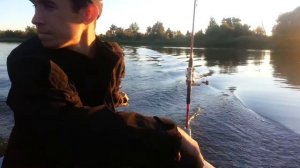 лодочный мотор Hangkai 3.5 на воде!!!