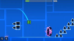мемный уровень из geometry dash