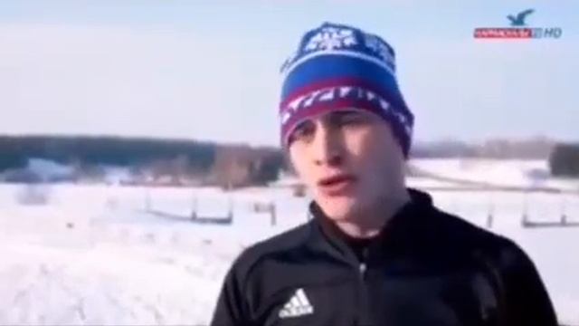 Лыжник, интервью (прикол)