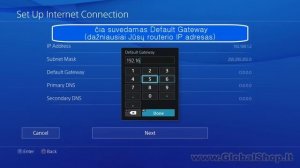 PlayStation 4 (PS4): How to add static IP address?